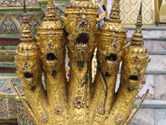Detail of a 5 headed snake; Grand Palace