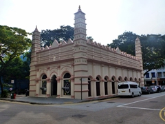 Built in 1830, Nagore Durgha Shrine was originally erected in honor of an Indian holy man, but is now used by Indian Muslims for worship and get-togethers