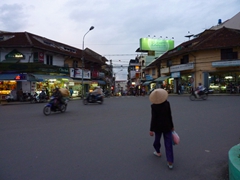 Dalat at dusk can be surprisingly chilly, so we followed this lady's example and donned long sleeves and trousers