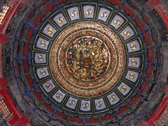 Ornate dome; Forbidden City