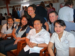 Our super friendly Polar Star Filipino staff members who always greeted us with a smile everyday