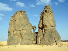 Rock formation adjacent to Tagharghart
