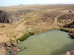 View of the lower Assar Guelta
