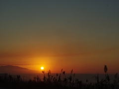 Sunset over the Mediterranean near Algiers
