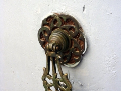 Unique door knocker to a home in the Casbah; Algiers

