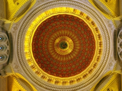 The beautiful dome of Amir Abdel Kader Mosque

