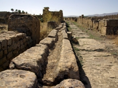 The aqueduct of Timgad
