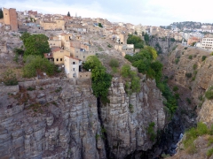 The Rhumel Gorge cuts a deep chasm between Constantine and the rest of the surrounding countryside
