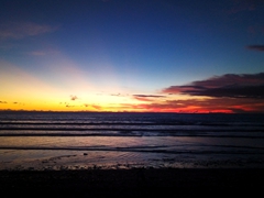 As promised, another beautiful Bali sunset; Kuta Beach