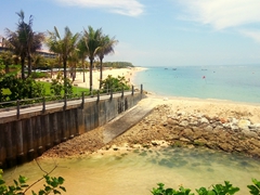 View from our private hideaway of Geger Beach
