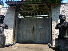 Villa entrance near Nyang Nyang Beach