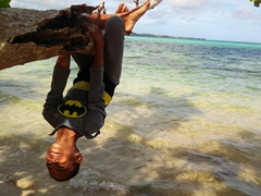 Meeting Sam (aka "Batman"); Tavewa Island