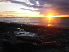 Sunset over Kandavu Island