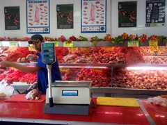 Fantastic selection of meat in Suva's butcher section