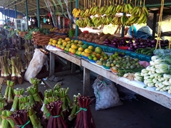 Fruit and vegetable section of Bailey Bridge market
