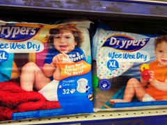 Wee wee dry - Bislama for "diapers"
