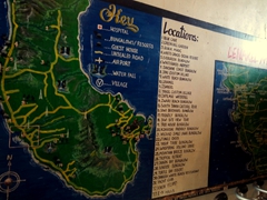 Map of Tanna Island; Whitegrass Airport