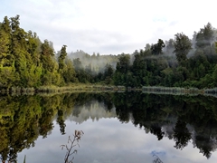 Reflection island; Lake Matheson