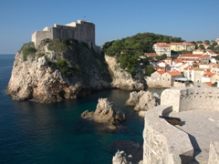 Fort Lovrijenac (Lawrence) can be visited for free with a city wall ticket