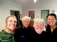 Selfie with Anna's awesome parents Warwick and Marion - thanks for the hospitality!