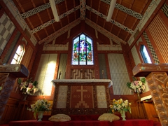 Interior of St Mary's Church; Tikitiki