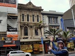 "Craig's Building" - Goodie points out his very own building in Auckland