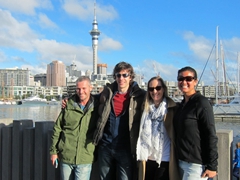 Yay! The weather cleared up on a fine day in Auckland as Goodie and MJ give us the grand tour