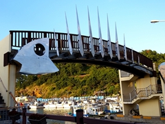 Fish bridge in Doduhang