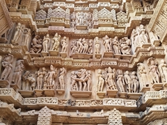 Erotic carvings of Khajuraho's Western Temples