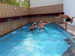 Cooling off from the relentless heat; Pushp Villa