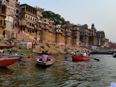 Sunrise boat ride on the Ganges