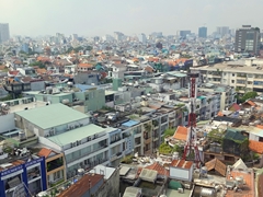 View from Cô Binh's apartment; Phú Nhuận District