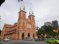 Notre Dame Cathredral, built in the 1880s by French Colonists; Saigon