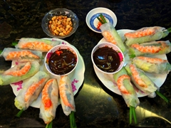 Vietnamese spring rolls (gỏi cuốn)