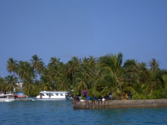Locals about to go fishing; North Male Atoll