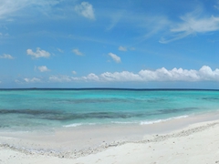 Empty beach; Filitheyo Island Resort