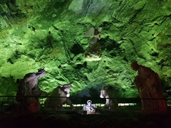 Holy family sculpture; Zipaquirá Salt Cathedral