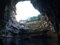 Melissani cave lake