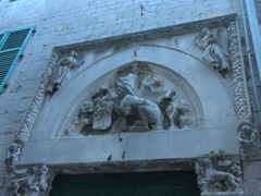 Gothic portal of Palace of Beskuca Family