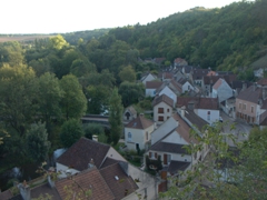View of Mailly-le-Château (as seen from the rocky promontory)