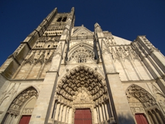 View of the Cathedral of Saint-Etienne; Auxerre