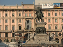Statue of King Victor Emmanuel II of Italy; Piazza del Duomo