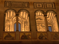 Interior arch detail; Baptistry of Saint John