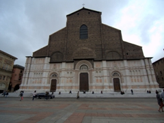 The Basilica of San Petronio (Bologna's main church); Piazza Maggiore