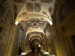 Coats of arms ceiling; Archiginnasio of Bologna