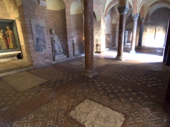 Interior view of one of the seven churches; Basilica Complex of Santo Stefano