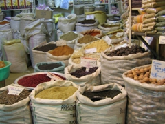 Spices for sale, Kerman Bazaar