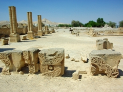 Ruins of Hisham's Palace, believed to be a 7th Century hunting lodge/winter resort for the Caliph Hisham bin Abed el-Malik
