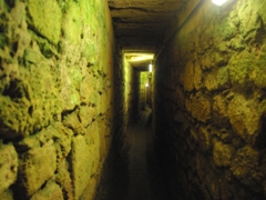 The narrow "southern street" of the Hospitaller Fortress/Knight's Halls is not for the claustrophobic; Akko