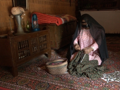 A traditional scene on display at the Ajman Museum